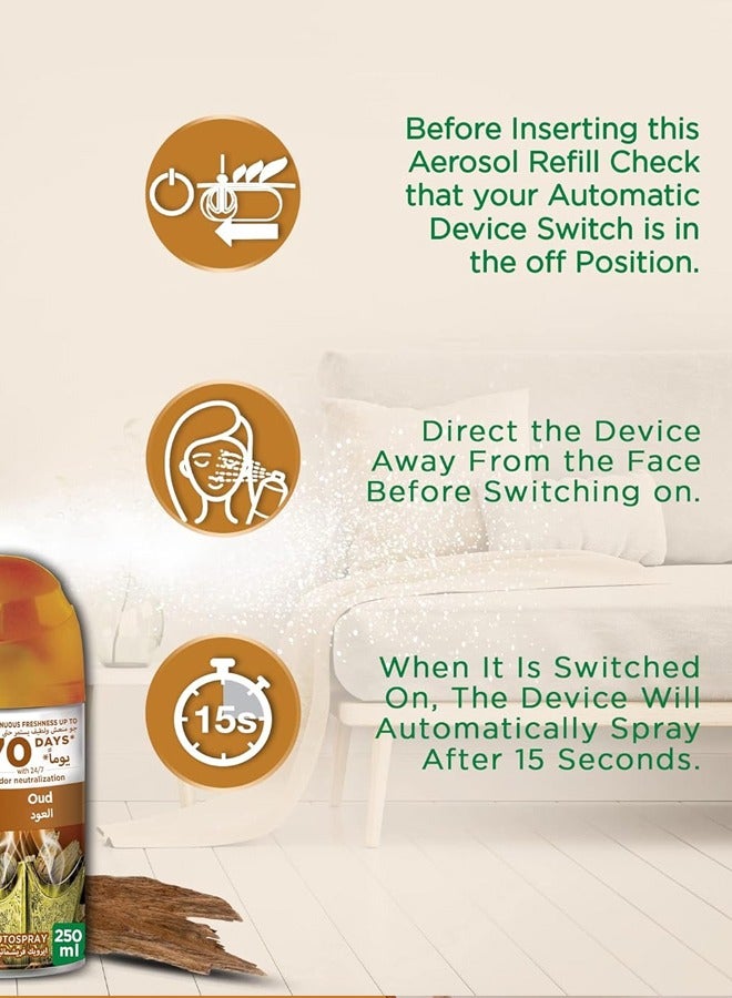 Air Wick Freshmatic Refill OUD 250ml - Image 5