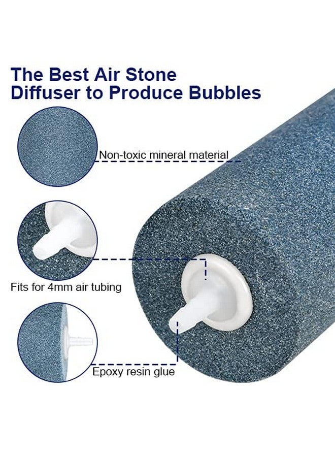 Simple Deluxe 4 X 2 Inch Large Air Stone Cylinder for Fish & Plant in Aquarium and Hydroponics Air Pump, 10 Pack - Image 3