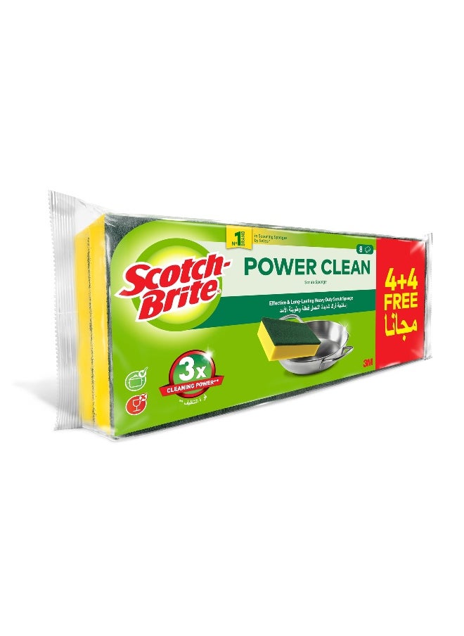 Scotch Brite Scotch-Brite Heavy Duty Classic Flat Laminate Scrub Sponge  8 units  4 4 Free  pack   Kitchen sponge   Dish sponge   Scrub   General Cleaning   Food Safe   Non-Rusting   Kitchen  Garage  Outdoor  - Image 2
