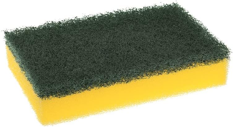 سكوتش برايت Scotch-Brite Heavy Duty Classic Flat Laminate Scrub Sponge  8 units  4 4 Free  pack   Kitchen sponge   Dish sponge   Scrub   General Cleaning   Food Safe   Non-Rusting   Kitchen  Garage  Outdoor - Image 4