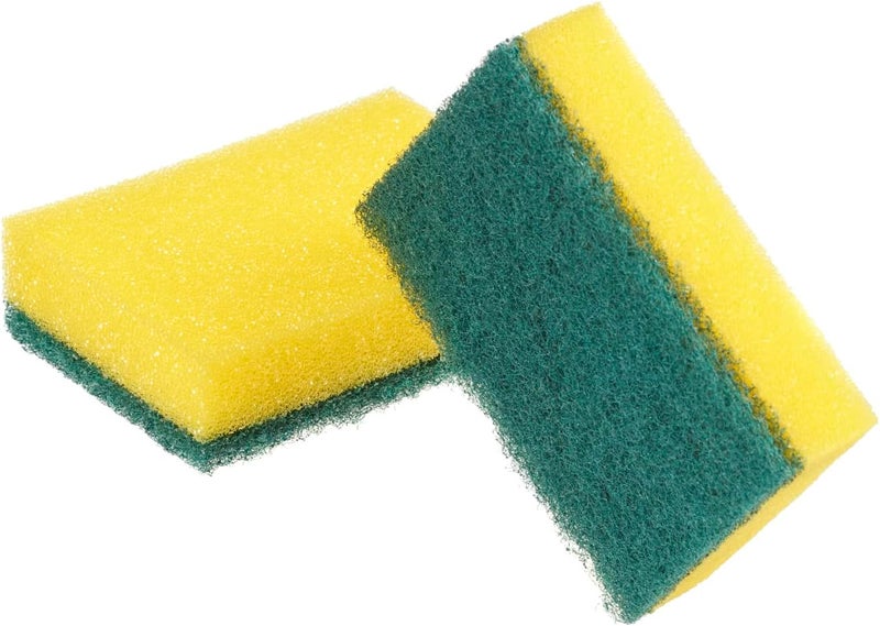 Scotch Brite Scotch-Brite Heavy Duty Classic Flat Laminate Scrub Sponge, 8 units (4+4 Free)/pack | Kitchen sponge | Dish sponge | Scrub | General Cleaning | Food Safe | Non-Rusting | Kitchen, Garage, Outdoor - Image 2