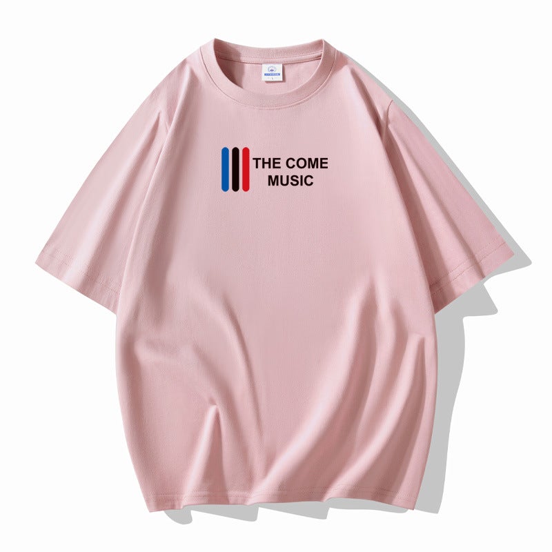 Men'S Short-Sleeved T-Shirt Men'S Pure Cotton Summer Trendy Brand Clothes Students Loose Half-Sleeved Teenagers Large Size Men'S T-Shirt - Image 1
