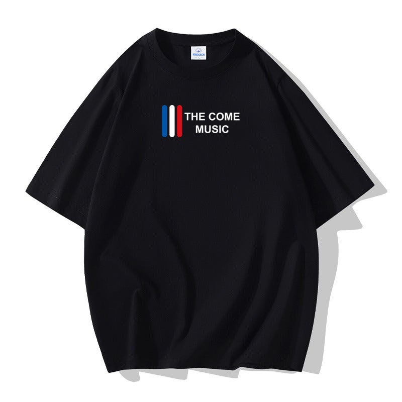 Men'S Short-Sleeved T-Shirt Men'S Pure Cotton Summer Trendy Brand Clothes Students Loose Half-Sleeved Teenagers Large Size Men'S T-Shirt - Image 3