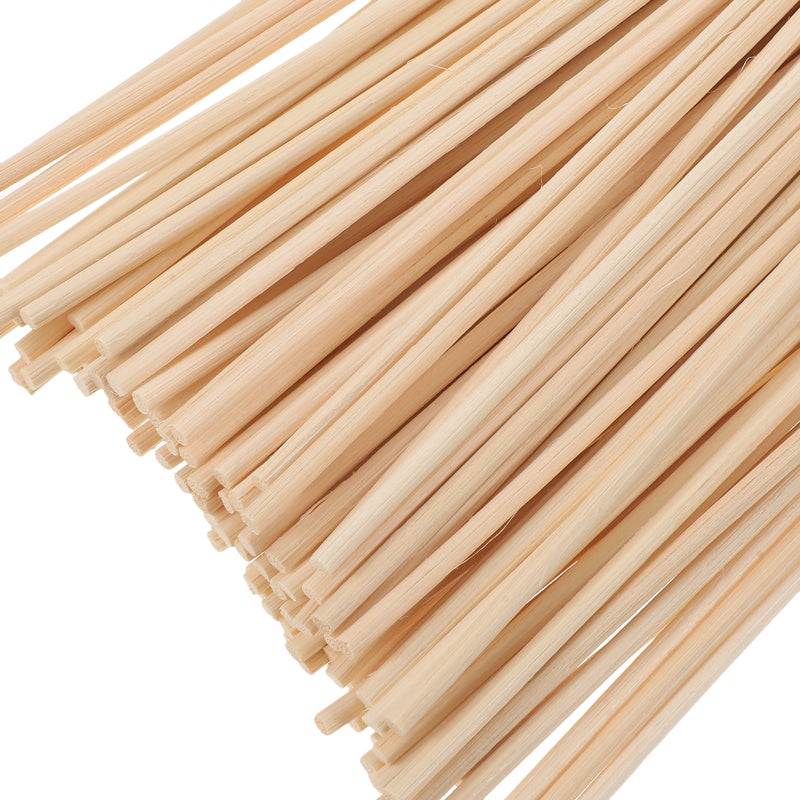 100pcs Reed Diffuser Sticks: Beige Fiber Diffuser Sticks Replacement - Thick Fragrance Refill Reeds for Fragrance Home Office Bathroom Spa - Image 2