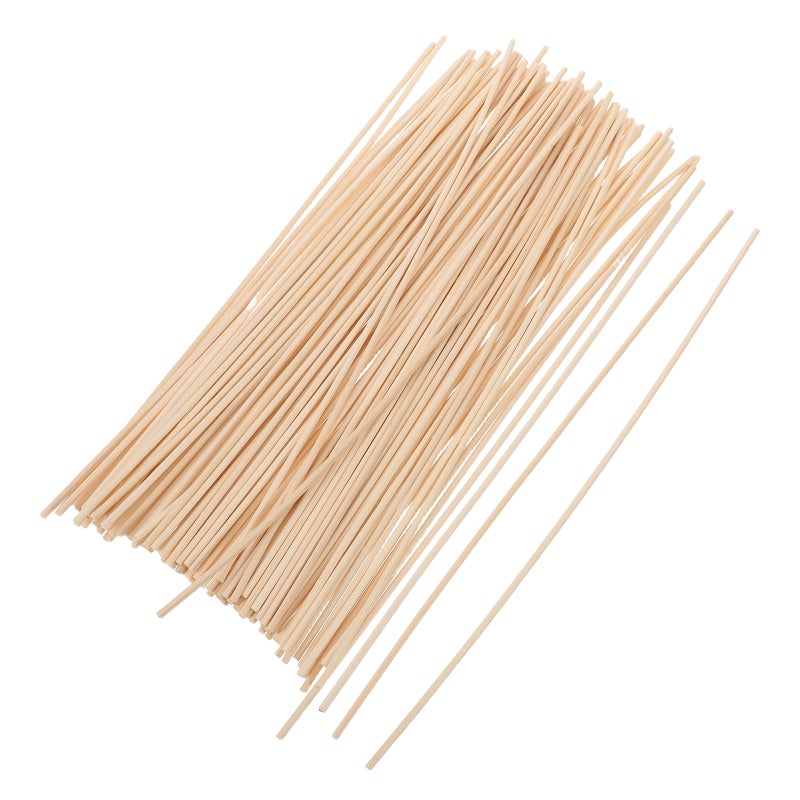 100pcs Reed Diffuser Sticks: Beige Fiber Diffuser Sticks Replacement - Thick Fragrance Refill Reeds for Fragrance Home Office Bathroom Spa - Image 5