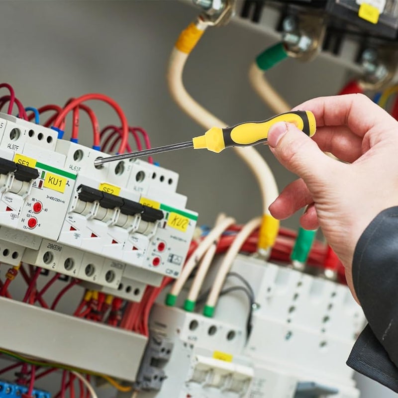 طقم مفك براغي طويل من فولاذ الكروم فاناديوم مع قبضة مانعة للانزلاق لإصلاح الإلكترونيات - Image 4