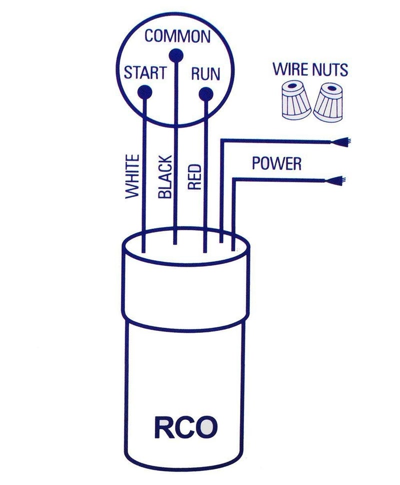 Ketofa RCO410 3 in 1 Compressor Hard Start Capacitor Kit for Refrigerators & Freezers 1/4-1/3 H.P. 115VAC (3 pcs) - Image 5