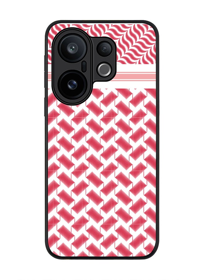 Stylizedd For vivo X200 FE / S30 Pro mini Case,Slim fit Camera Protection, Shockproof Thin Phone cover  - Shemag (Red)