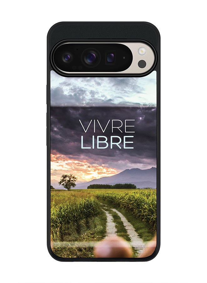 Stylizedd For Google Pixel 9 Pro XL Case,Slim fit Camera Protection, Shockproof Thin Phone cover - Vivre Libre - Image 1