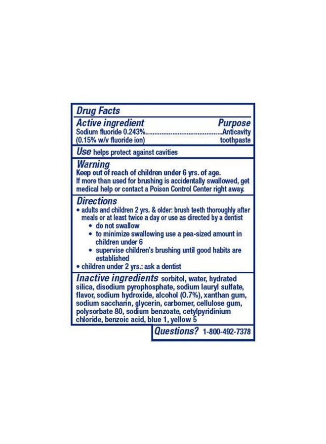 Crest Complete Multi-Benefit With Extra Advantage Whitening Plus Scope Toothpaste - Fresh Mint Striped 8.2oz (Pack of 3) - Image 2