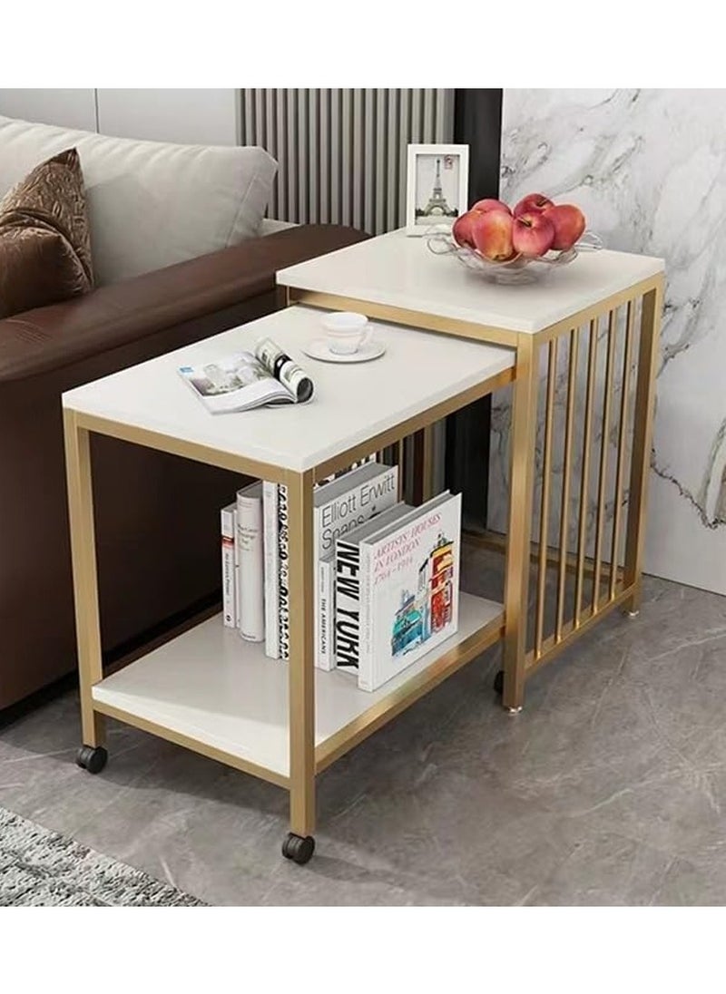 DubaiGallery Modern sofa side table coffee table simple for living room bedroom balcony modern  - Image 2