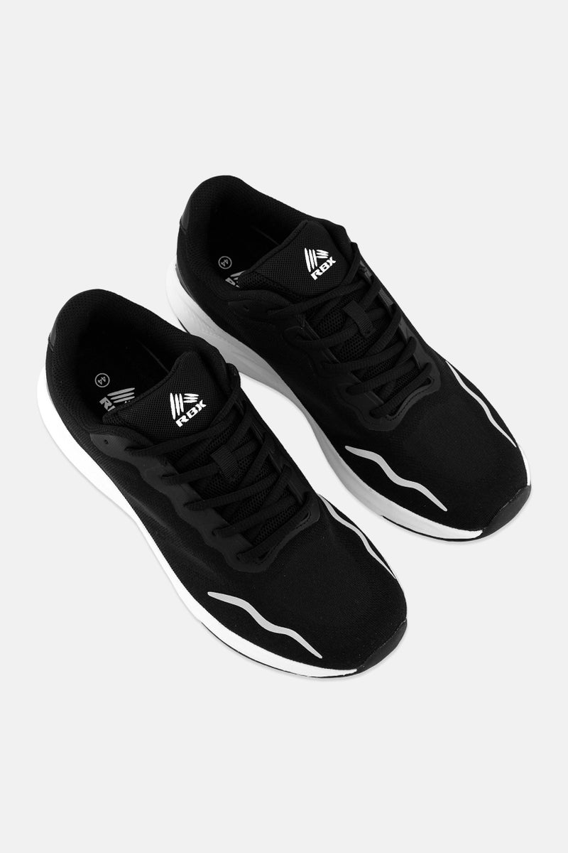 RBX Men Lace Up Running Shoes, Black - Image 4