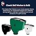 Standard Golf Classic Ball Washer 4 Ball Capacity Golf Ball Cleaner Improved Brush Design Available in 7 Colors Crank Style with Builtin Overflow Tubes Perfect for Club Courses Pros Home - Image 2
