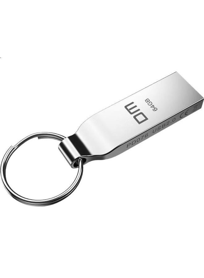 Dm Daimai 64Gb Usb2.0 Flash Drive, Metal Pd076 Xiaofengling, Bidding Usb Flash Drive, Waterproof And Shockproof, For Computer And Car Use - Image 1