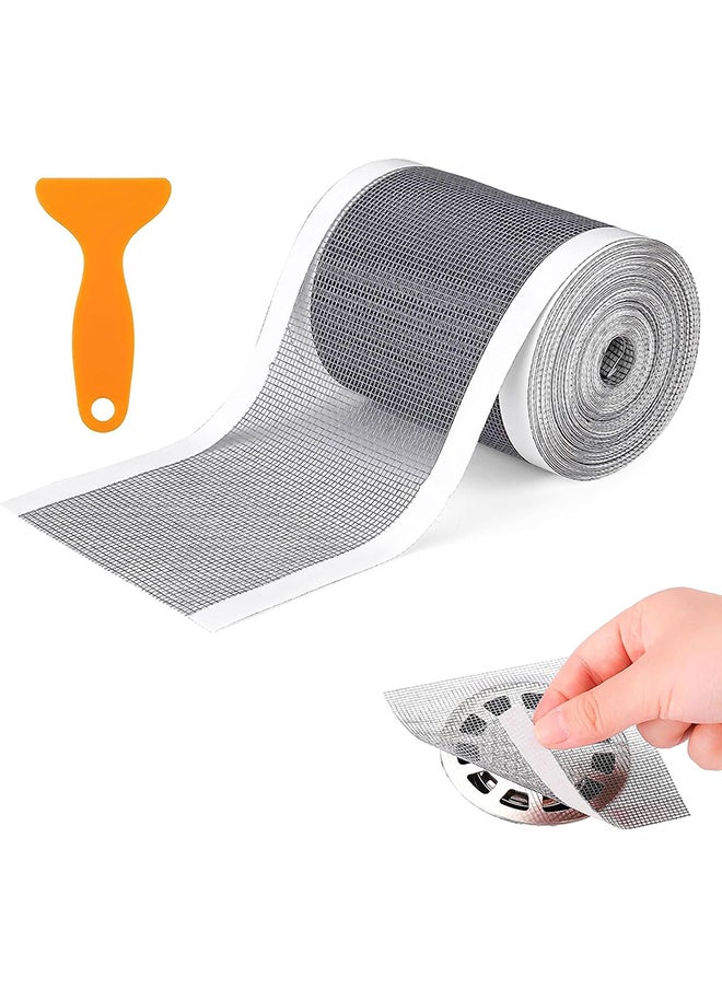Generic Shower Drain Hair Catcher, Disposable Anticlog Shower Drain Stickers, 1000 Cm, Suitable For Bathroom, Kitchen  - Image 1