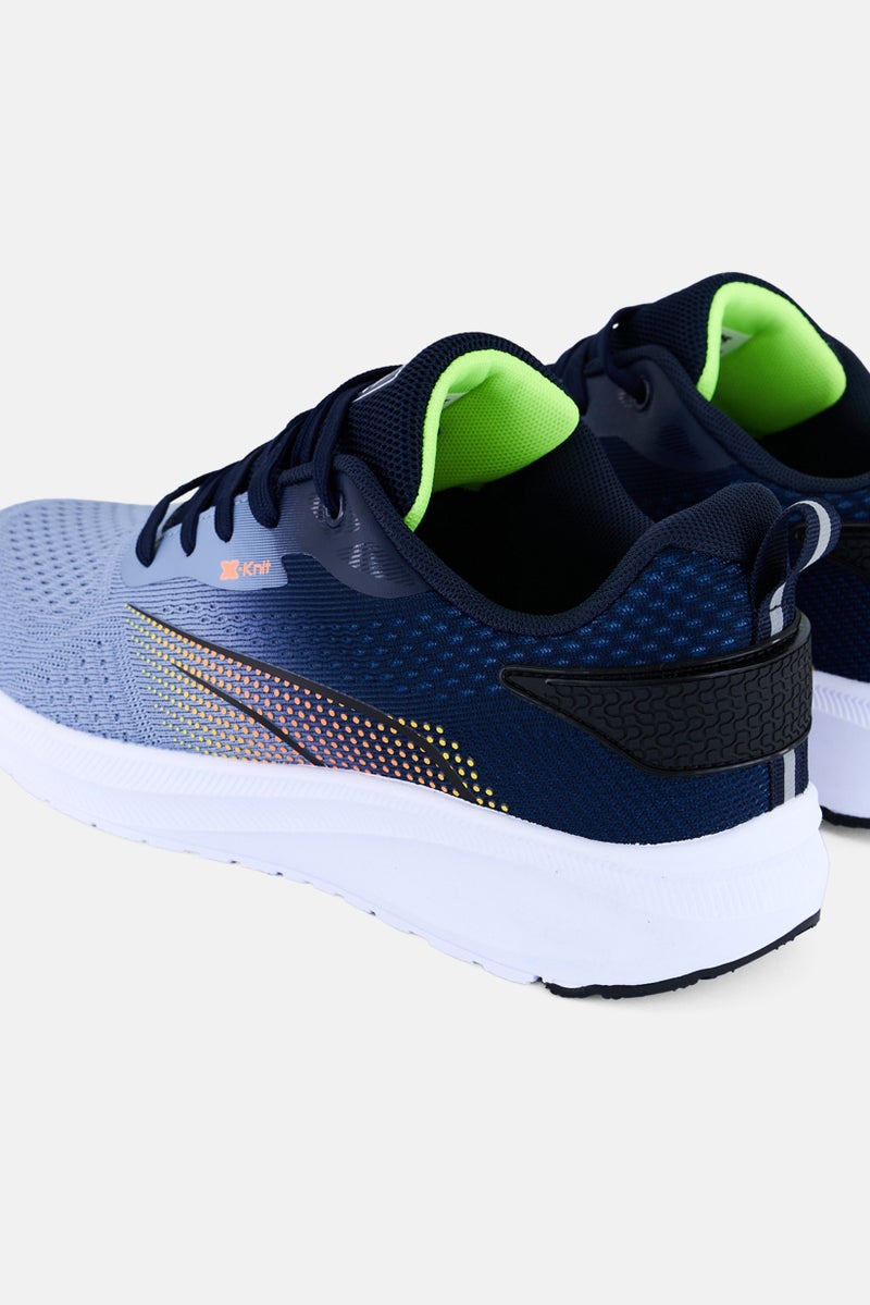 RBX Men Lace Up Training Shoes, Blue - Image 2