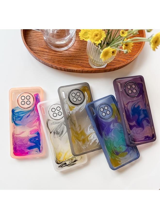 Green Tiger Case For Huawei Mate 30 Oil Painting Electroplating TPU Phone Case - Image 4