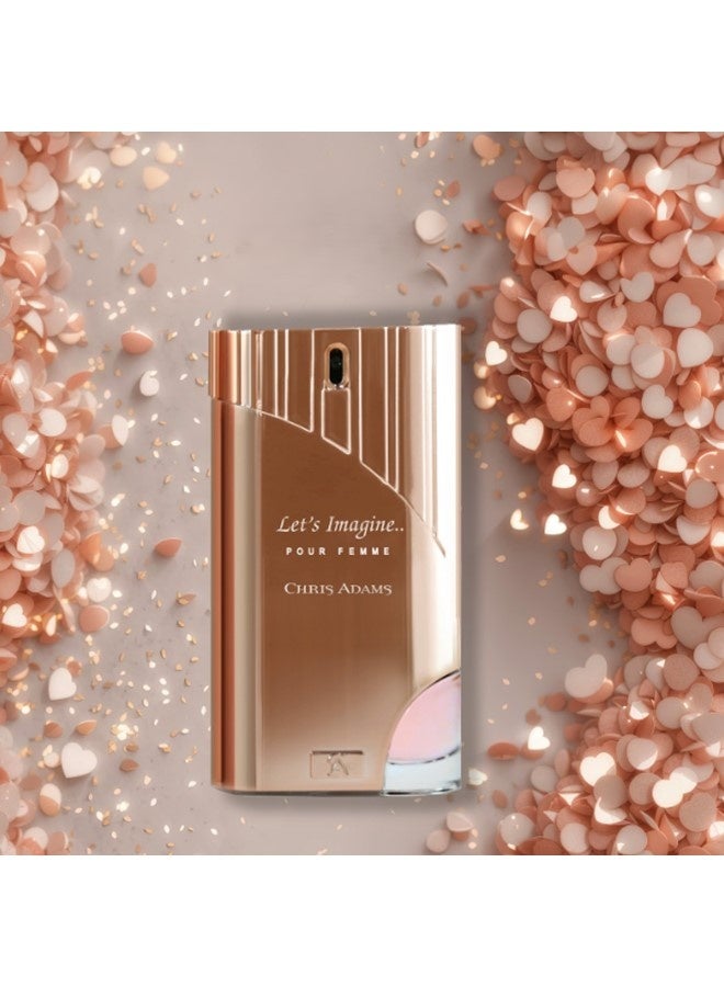 Chris Adams Let’s Imagine Eau De Parfum for Women 100ML Long-Lasting Luxury Fragrance with Elegant Floral and Fresh Notes - Image 5