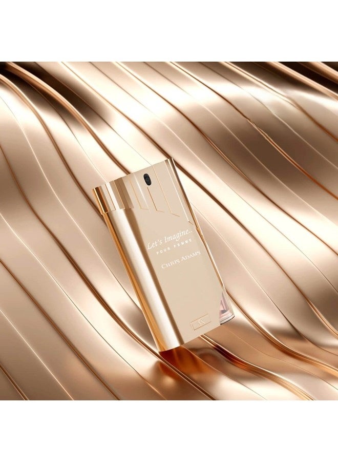 Chris Adams Let’s Imagine Eau De Parfum for Women 100ML Long-Lasting Luxury Fragrance with Elegant Floral and Fresh Notes - Image 4