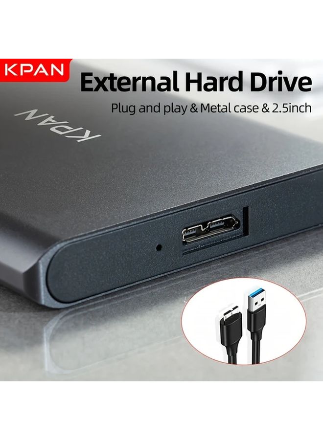 1TB External Portable Hard Drive 2 5 Inch Storage Expansion USB 3 0 Grey Compatible PC Desktop Laptop PS4 PS5 Office Gaming - Image 2