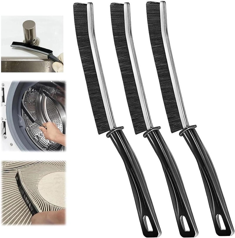 BBRAIMEN 3 pcs Gap Cleaning Brush, Hard Bristle Crevice Cleaning Brush Tool for Household Use, Multifunctional Dead Corner Cleaning Brush for Tiles, Bathroom, Kitchen, Toilet, Window - Image 1