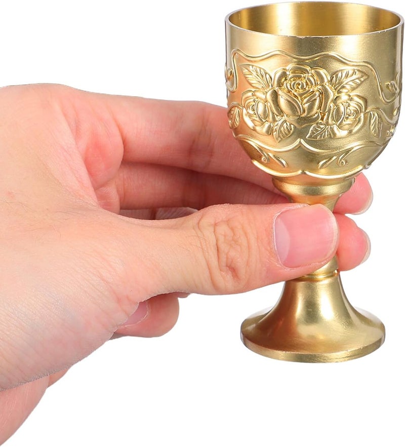 Small apartment fit Vintage Russian Bronze Goblet Small Metal Wine Glass, Antique Style Decorative Shot Cup for Home and Wedding Rituals Working day delivery service Multi warehouse process Care processed raw material Sand resistant Fast warehouse picking Remote area delivery High precision lightweight material High strength upgraded material Popular trusted craftsmanship Affordable fast purchase options Spec upgraded improved quality Low wear optimized build Versatile application Cost saving design picks All preference matching build Ready goods scheduled ship Safe material Varied global sizing picks Secure equipped warehouse Condition adaptive build Personal & public compatible Upgraded classic design Proper storage environment Wide range usage design - Image 3