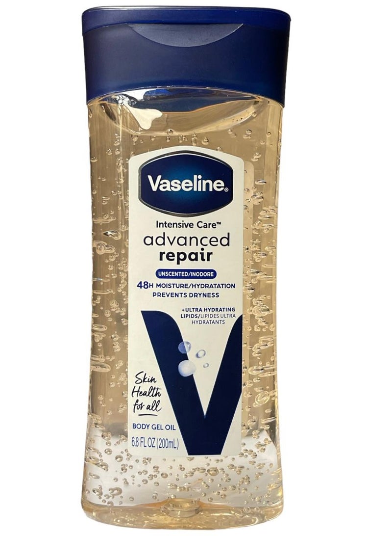 فازلين زيت الجسم للإصلاح المتقدم للعناية المركزة لمدة 48 ساعة 200 مل - Image 1