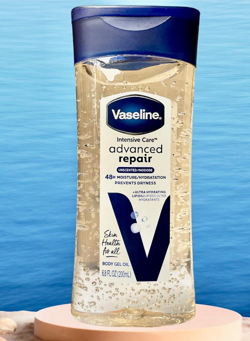 فازلين زيت الجسم للإصلاح المتقدم للعناية المركزة لمدة 48 ساعة 200 مل - Image 2
