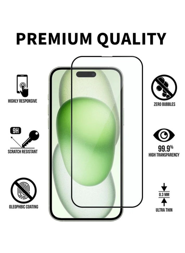 Generic - 1 Pack for iPhone 16 Pro Screen Protector [Support Fingerprint Unlock], High definition transparent anti-scratch, no bubbles, easy to install - Image 1