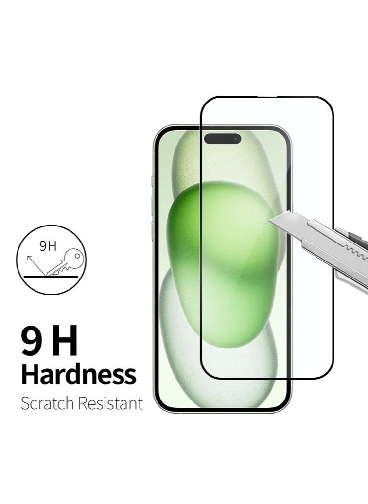 Generic - 1 Pack for iPhone 16 Pro Screen Protector [Support Fingerprint Unlock], High definition transparent anti-scratch, no bubbles, easy to install - Image 1
