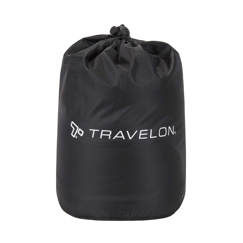 Travelon Contoured Memory Foam Travel Pillow, Charcoal, One Size - Image 2