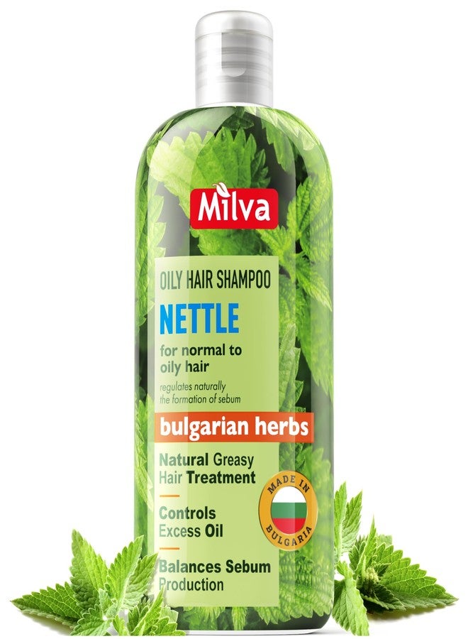 Milva Nettle Shampoo - Helps Regulate Sebum Production, Reduce Dandruff & Ease Scalp Irritation - For Strong, Healthy Hair- 200ml - Image 1