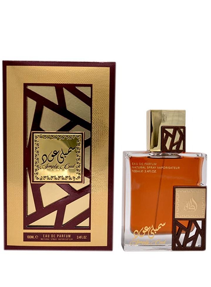Lattafa Simply Oud For Unisex By Lattafa  EDP 100ml - Image 1