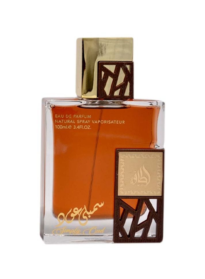 Lattafa Simply Oud For Unisex By Lattafa  EDP 100ml - Image 2