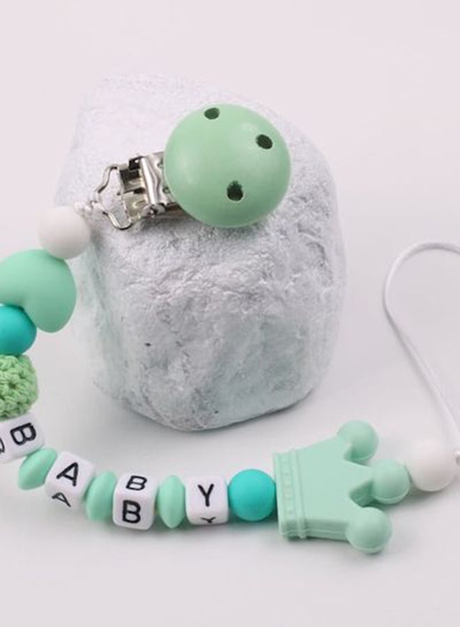Beads Chain Rope Anti-Drop Silicone Pacifier Clip Teether Nipple Holder - Image 4