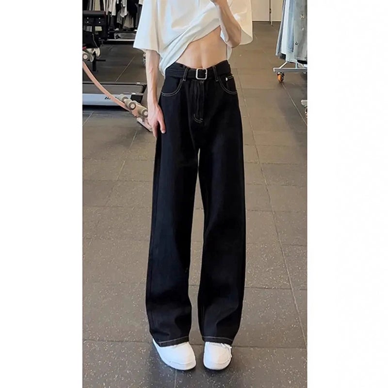 Unisex Classic Denim Jeans Loose Fit Daily Outdoor Wear - Image 4