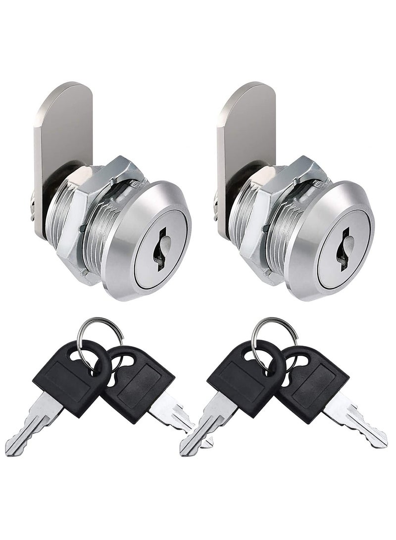 SANMUGEED 16mm Cam Lock, Cupboard Cabinet Door Locks, Drawer Cabinet Locking Security Mailbox Lock Cabinet Drawer Cupboard Cam Lock Letter Box Locks - Image 1
