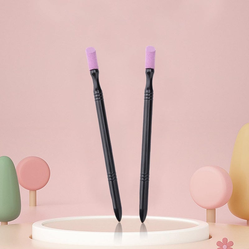 10pcs Double-Ended File Stick and Cuticle Pusher Pen for Manicure and Pedicure Nail Care Tools with Edge Cleaning Function - Image 5