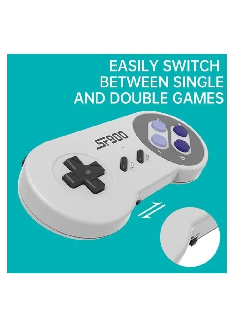 Generic - 4K HD video game console, dual 2.4G wireless controllers, plug-and-play video game stick, built-in 1500 games, retro handheld game console - Image 1