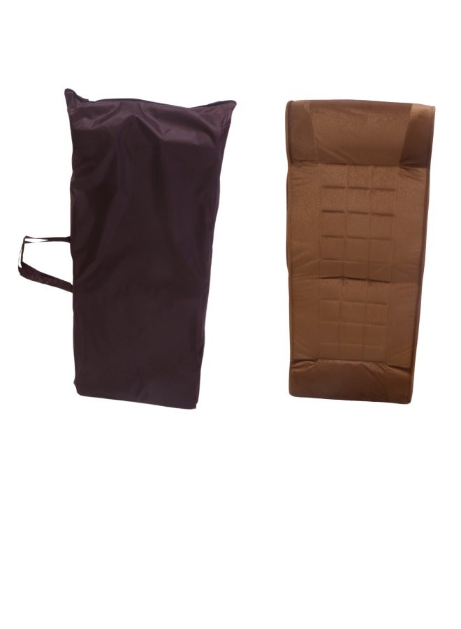 SMART HOME Folding Floor Chair with Fully Adjustable Backrest, Soft Velvet Upholstered Chair with Comfortable Inner Padding Suitable for Travel, Picnics, Camping and Outdoor Enjoyment - Image 5