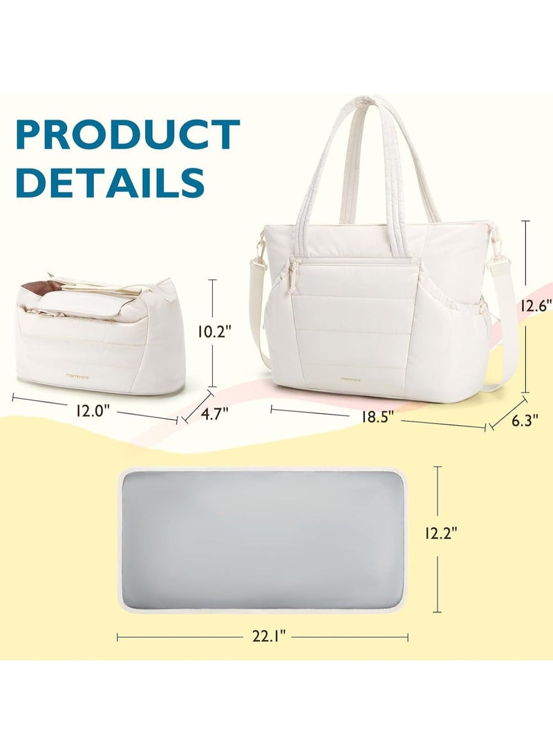 general A must-have for mums and babies on the go! Large capacity lightweight nappy tote / backpack with multiple compartments + portable design.  - Image 2