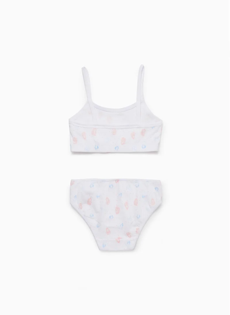 زيبي Zippy Cotton Bra + Briefs For Girls