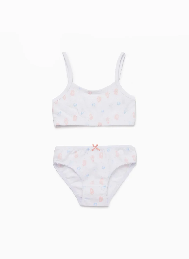 زيبي Zippy Cotton Bra + Briefs For Girls