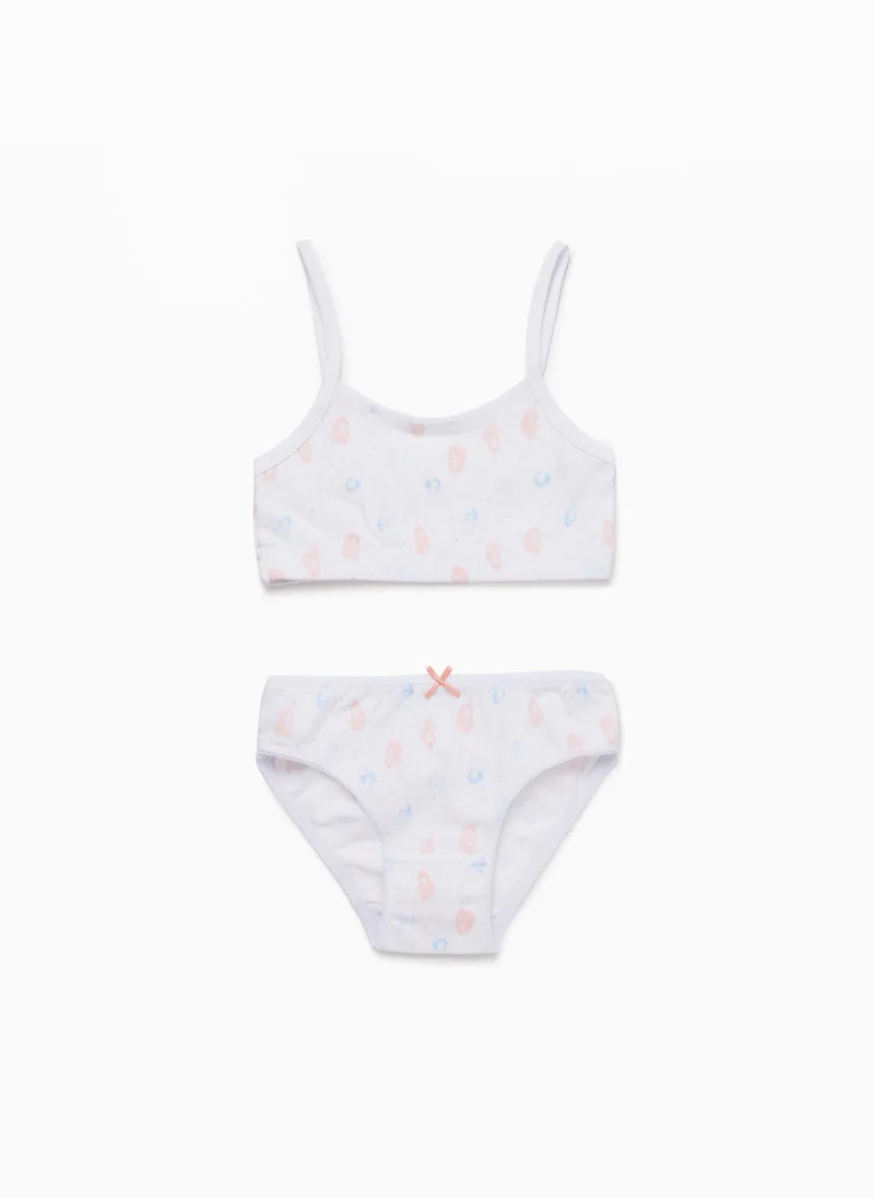 زيبي Zippy Cotton Bra + Briefs For Girls