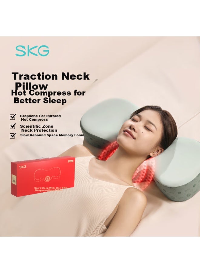 Skg Cervical Pillow Neck Pillow Graphene Heating Sleep Pillow Non-jd Latex Pillow Jingzao P1 Gift Box Gift