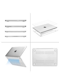 CaseBuy MacBook Air M2 Case 2023 2022 13.6 inch A2681 Clear Plastic Hard Shell Case Protector for MacBook Air M2 13.6" with Touch ID  - Image 4