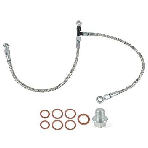 Jetuplusllc Stock Location Turbo Oil Feed AVCS Line Compatible with 20062014 Subaru WRX 20042021 Subaru STI 20052009 Subaru LGT and 20042008 Subaru FXT - Image 1