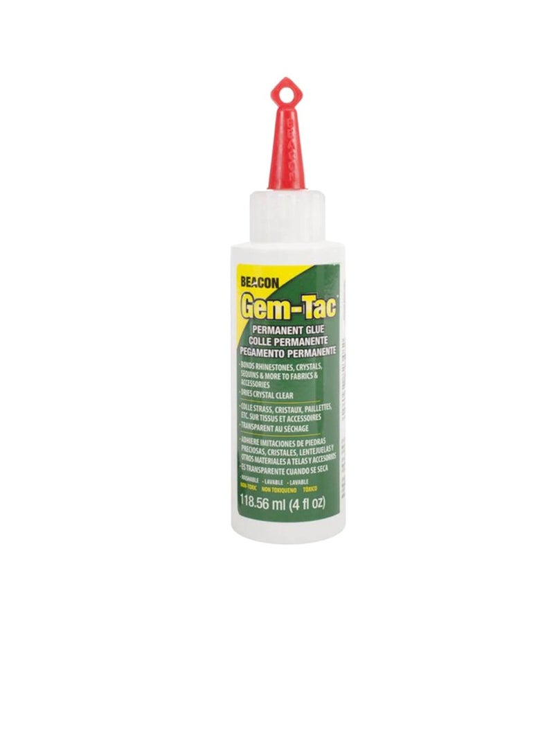 Beacon Gem-Tac Permanent Adhesive 4oz - Image 2