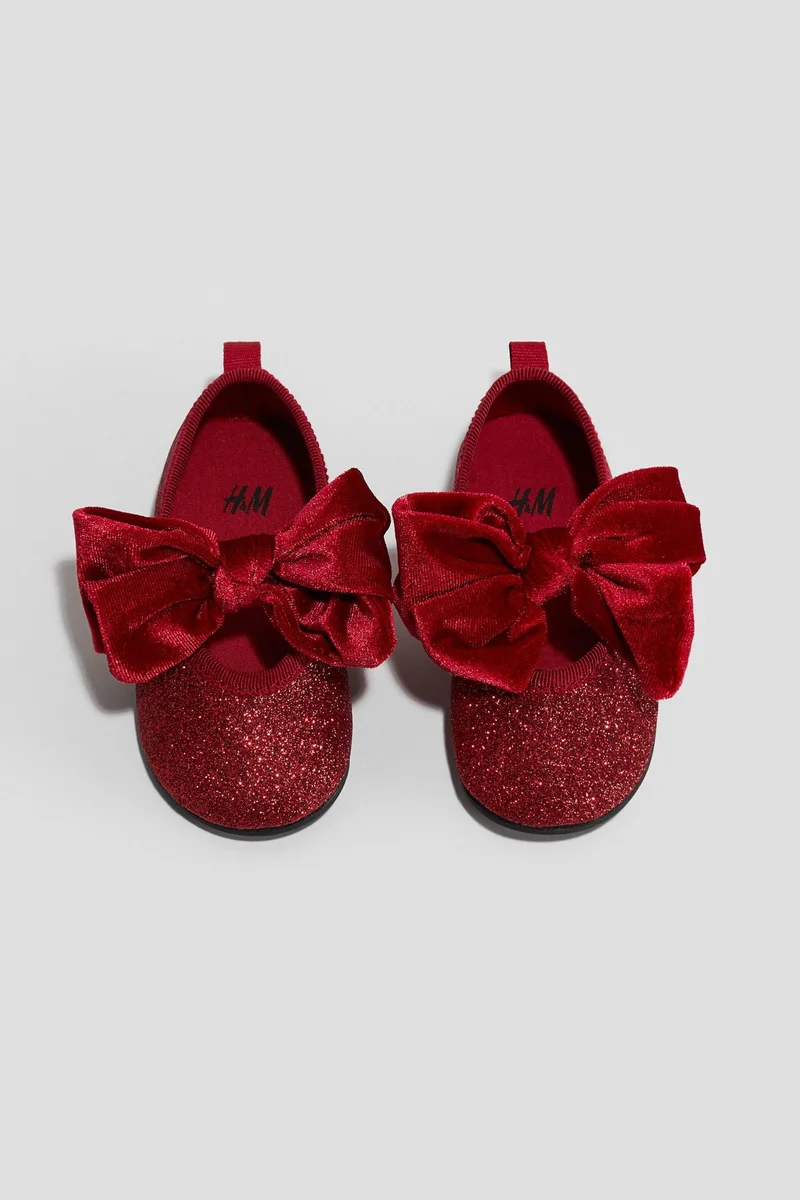 H&M Bow-detail ballet pumps
