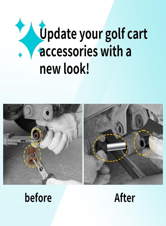 10 ال 0 ال طقم زنبرك خلفي وجلبة وصلة خلفية 10L0L لعربة الجولف Club Car Precedent موديل 2004 وما بعدها، رقم القطعة الأصلية: 102506401 102506601 102506301 - Image 5